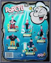 Popeye (Pea Coat) from Popeye - Series 1 manufactured by Mezco [Back]
