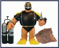 Bluto (Deep Sea) from Popeye - Series 3 manufactured by Mezco [Loose]