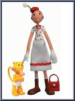 Olive Oyl (Repaint) from Popeye - Series 3 manufactured by Mezco [Loose]
