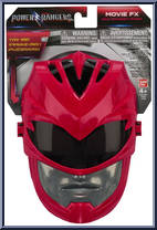Movie FX Red Ranger Mask from Power Rangers 2017 Movie - Role Play manufactured by Bandai [Front]