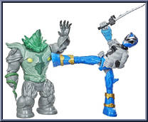 Blue Ranger vs Shockhorn Action Figure
