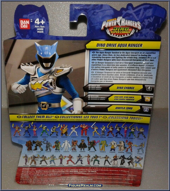 Aqua Ranger - Power Rangers Dino Super Charge - Dino Drive - Bandai ...