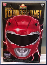 Legacy Red Ranger Helmet from Power Rangers Dino Super Charge - Legacy manufactured by Bandai [Front]