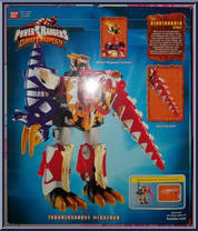 Deluxe Thundersaurus Megazord from Power Rangers Dino Thunder - Deluxe Megazords manufactured by Bandai [Back]