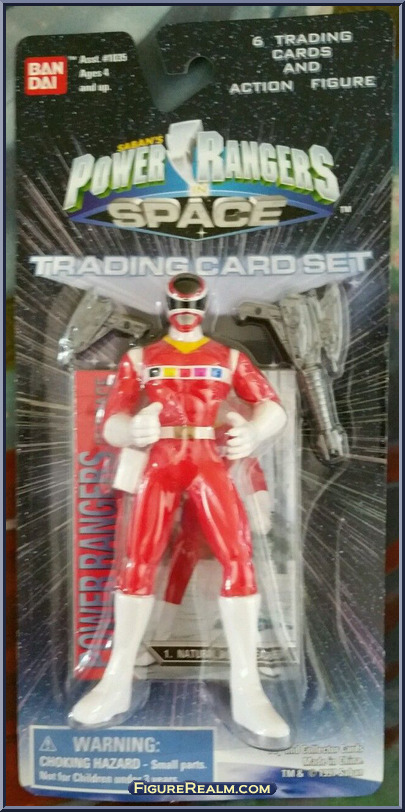 Red Space Ranger - Power Rangers in Space - Trading Card Set - Bandai  Action Figure