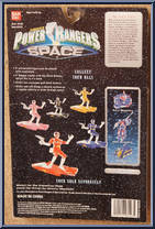 Yellow Galaxy Glider from Power Rangers in Space - Galaxy Gliders manufactured by Bandai [Back]