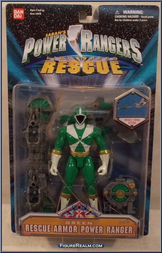 Green Rescue Armor Power Ranger - Power Rangers Lightspeed Rescue ...