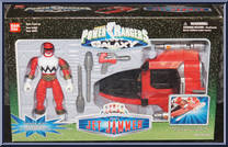 Red Jet Jammer from Power Rangers Lost Galaxy - Jet Jammers manufactured by Bandai [Front]
