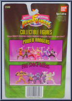 Black Ranger from Power Rangers Mighty Morphin - Collectible Figures - Series 1 manufactured by Bandai [Back]