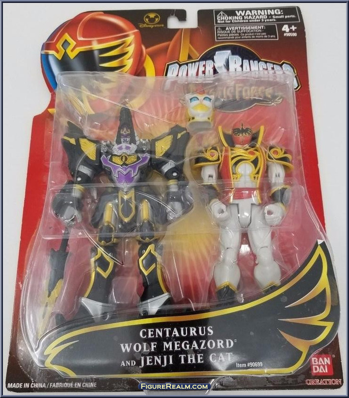 Centaurus Wolf Megazord and Jenji The Cat - Power Rangers Mystic Force -  Mega Figure Sets - Bandai Action Figure