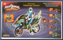 Blue Wind Tsunami Cycle from Power Rangers Ninja Storm - Cycles manufactured by Bandai [Back]