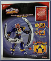 Storm Lightning Megazord Special Edition from Power Rangers Ninja Storm - Deluxe Megazords manufactured by Bandai [Back]