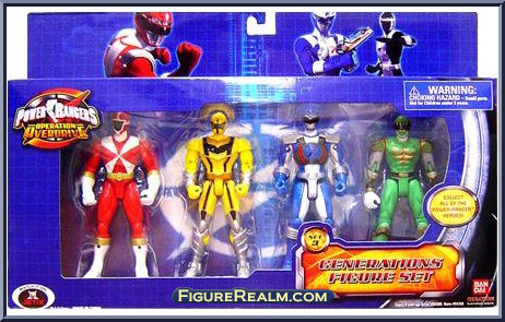 Generations Figure Set - Set 3 - Power Rangers Operation Overdrive ...