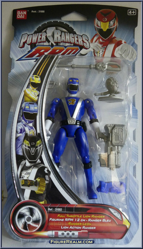 Full Throttle Lion Ranger - Power Rangers RPM - Basic Series - Bandai ...