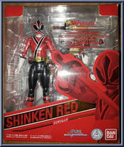 Shinken Red Ranger Action Figure