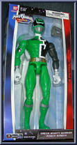 Green Mighty Warrior Power Ranger from Power Rangers SPD - SPD Warrior Rangers manufactured by Bandai [Front]