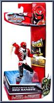 Red Ranger (White Belt) from Power Rangers Super Megaforce - Double Battle Action manufactured by Bandai [Front]