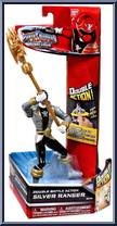 Silver Ranger from Power Rangers Super Megaforce - Double Battle Action manufactured by Bandai [Front]