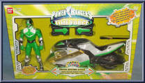 Green Vector Cycle from Power Rangers Time Force - Vector Cycles manufactured by Bandai [Front]