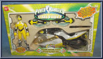 Yellow Vector Cycle from Power Rangers Time Force - Vector Cycles manufactured by Bandai [Front]