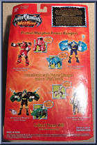 Black Primal-Morphin Power Ranger (rhino) from Power Rangers Wild Force - Zord-Morphin manufactured by Bandai [Back]