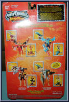 Deluxe Black Primal Warrior Power Ranger from Power Rangers Wild Force - Deluxe Rangers manufactured by Bandai [Back]