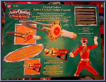 Wild Force Crystal Saber from Power Rangers Wild Force - Role Play manufactured by Bandai [Back]