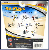 Ben Roethlisberger (Pittsburgh Steelers) from Re-Plays - NFL - Series V manufactured by Gracelyn Toys [Back]