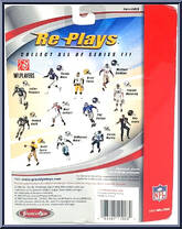 Michael Strahan (New York Giants) from Re-Plays - NFL - Series III manufactured by Gracelyn Toys [Back]