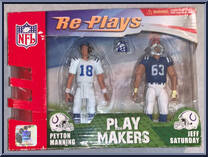 Peyton Manning / Jeff Saturday Action Figure