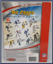Ray Lewis (Baltimore Ravens) from Re-Plays - NFL - Series III manufactured by Gracelyn Toys [Back]