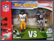 Troy Polamalu / Terrell Owens Action Figure