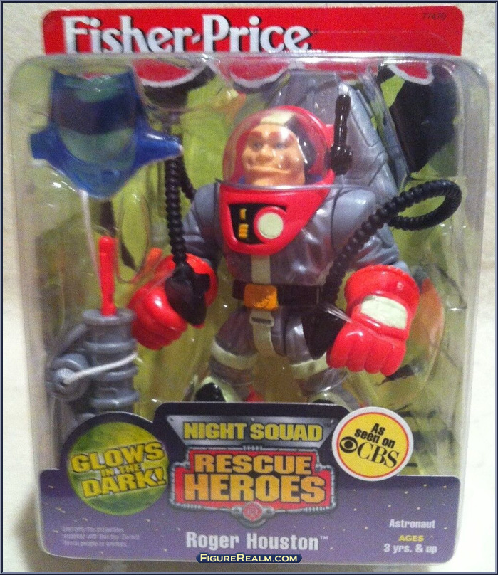 Roger Houston - Rescue Heroes - Night Squad - Fisher-Price Action Figure