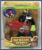 Jake Justice from Rescue Heroes - Body Force manufactured by Fisher-Price [Front]