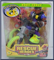 Kenny Ride from Rescue Heroes - Body Force manufactured by Fisher-Price [Front]