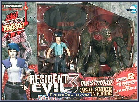 Jill Valentine vs Hunter Beta - Resident Evil 3 - 2-Packs - Moby Dick Toys  Action Figure
