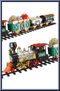 Christmas Town Express (Metallic Mult-Color) (Mid-Scale 16Ft) from Rudolph - Interactive Toys manufactured by Forever Fun [Loose]