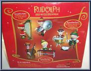 Musicians: Girl Elf Harp & Big Elf Tuba from Rudolph - Boxed Action Figures manufactured by Forever Fun [Back]