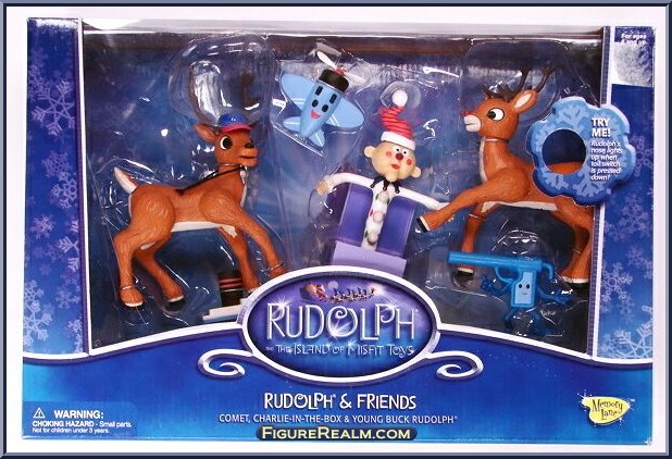 Rudolph & Friends (Charlie in Box) - Rudolph - Action Figure Boxed Sets ...