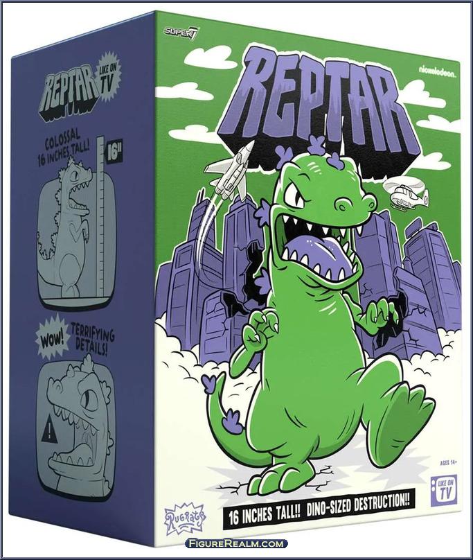 Reptar Rugrats Supersize Super7 Action Figure 2969