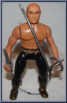 Golden Shaolin Monk from Secret of the Ninja - Basic Series manufactured by Remco [Loose]