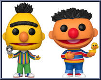 Bert & Ernie from Sesame Street - Pop! Sets manufactured by Funko [Loose]