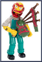 Groundskeeper Willie from Simpsons - Basic Series manufactured by Jakks Pacific [Loose]
