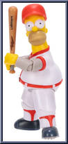 Homer (Baseball) from Simpsons - Basic Series manufactured by Jakks Pacific [Loose]