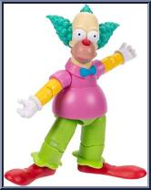 Krusty the Clown from Simpsons - Basic Series manufactured by Jakks Pacific [Loose]