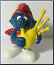 Bagpipes Smurf Action Figure
