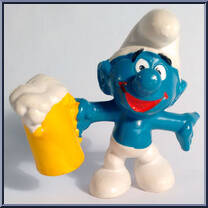 Beer Smurf Action Figure