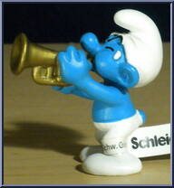 Harmony Smurf from Smurfs - Music manufactured by Peyo [Loose]