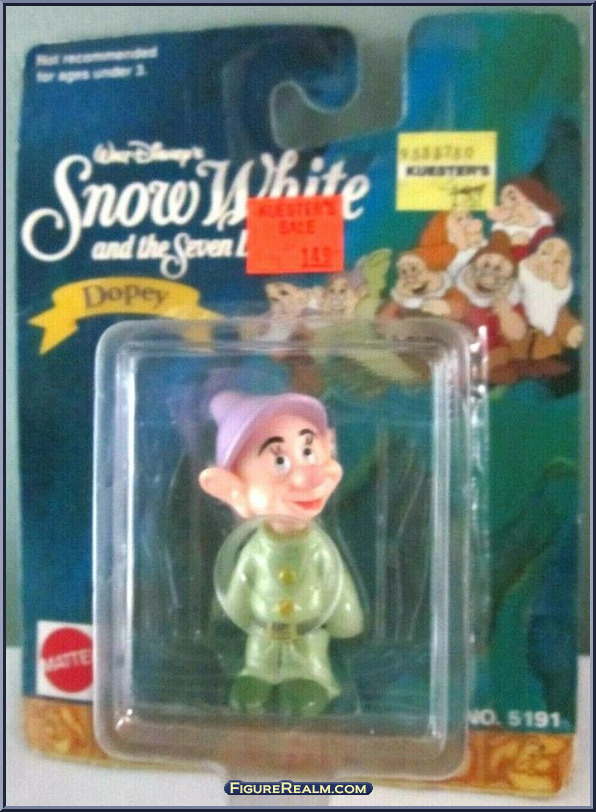 Dopey - Snow White and the Seven Dwarfs - Basic Series - Mattel Action ...