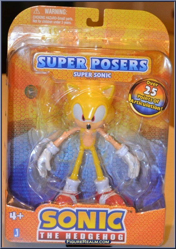 Super Sonic (Yellow) - Sonic the Hedgehog - Super Posers - Jazwares ...